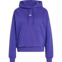 Women's adidas Essentials Small Logo Feel Cozy Hoodie Purple KF8402