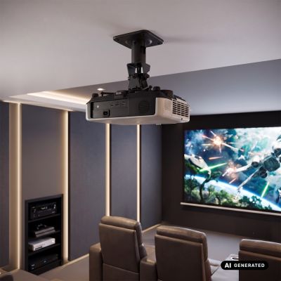 4. MACLEAN CEILING HANGER FOR PROJECTOR, STEEL, 180~310MM, UP TO 15 KG MC-208 B