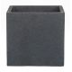 2. Scheurich C-Cube 240 Outdoor Potted Planter Freestanding Plastic Black