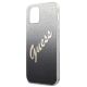 6. Guess GUHCP12SPCUGLSBK iPhone 12 mini 5.4" black/black hardcase Glitter Gradient Script