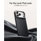 2. ESR Leather Kickstand MagSafe Case for iPhone 18 Pro / 17 Pro - Black