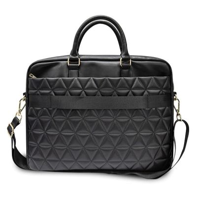 3. Guess Quilted bag for a 16" laptop - black