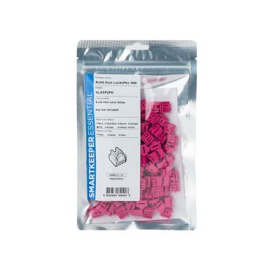 2. Smartkeeper NL03P2PK Port Blocker RJ-45 Port Blocker Pink 1 pc.