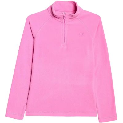 2. Fleece sweatshirt for girls 4F F060 fuchsia 4FJWAW25UFLEF060 55S