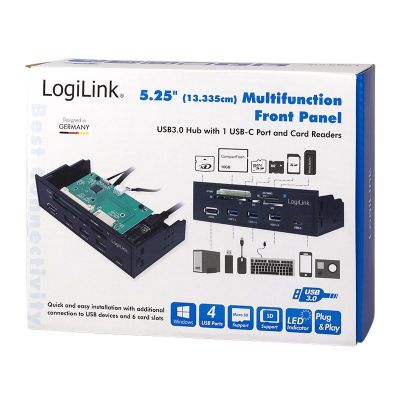 2. LogiLink UA0341 Internal SATA Card Reader Black