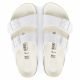 7. Birkenstock Arizona Birko-Flor Regular Women's/Men's Flip-Flops for Wide Feet for Summer White (1019061)