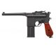 18. RANGER M712 Broomhandle FULL AUTO BLOWBACK air pistol, 4.5 BBs, 19 shots. KWC