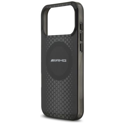 6. AMG Double Layer Transparent Graphics MagSafe Case for iPhone 17 Pro Max - Black