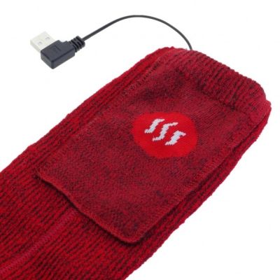 14. GLOVII POWER BANK HEATED SOCKS SIZE L (41-46), RED, BATTERIES, CHARGER AND REMOTE CONTROL INCLUDED, GQ3L