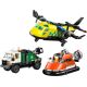 15. LEGO City 60505 Plane, Service Truck and Hovercraft
