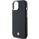 6. BMW Signature Wrapped Metal MagSafe case for iPhone 15 Plus / 14 Plus - black