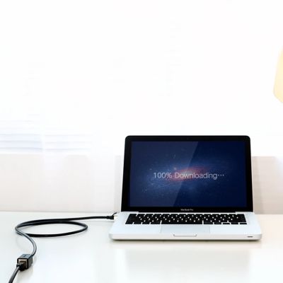 10. Ugreen NW112 11278 Network Ethernet Cable RJ45 (female) - RJ45 (male) F/UTP Cat. 6 1 Gbps 0.5m - black