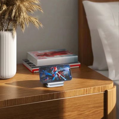 11. Dudao A11N 15W 3in1 Inductive Charger - White + USB-C / USB-C Cable