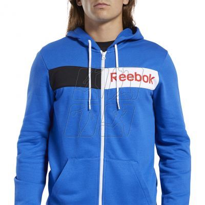 4. Reebok Logo FZ HM FK6117 sweatshirt