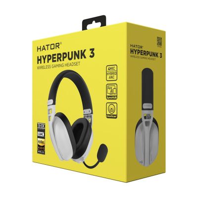 10. Hyperpunk 3 Wireless Gaming Headphones White