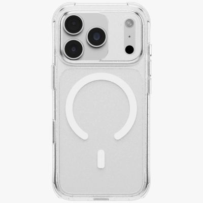 2. Uniq LifePro Xtreme Magclick Charging Case for iPhone 18 Pro / 17 Pro - Clear Glitter