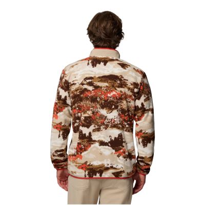 3. Columbia Sequoia Grove Printed Full Zip Fleece 2135511625 Brown L