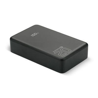 EVERACTIVE POWERBANK 20,000mAh, 1x USB, 2x USB-C, 20W, QC4+, LCD, BLACK EB-22QB