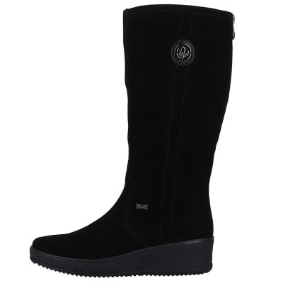 24. Rieker W R237 waterproof nubuck boots lined with sheepskin