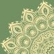 2. GAIAM YOGA MAT OLIVE HAZE MANDALA 6 MM 66825