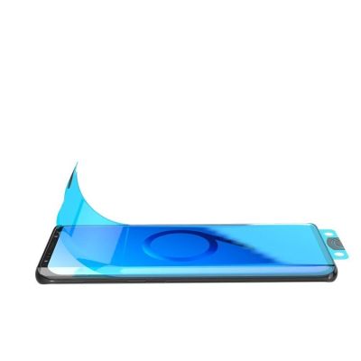 7. 3D Edge Nano Flexi Glass Hybrid Full Screen Protector with frame for Xiaomi Mi 11 transparent