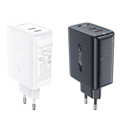 3. Acefast A29 PD50W GaN (USB-C + USB-C) dual port charger black