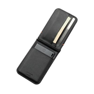 4. UAG Metropolis Wallet - wallet with a stand and a location card (Apple Find My and Google Find Hub), compatible with MagSafe (kevlar black)