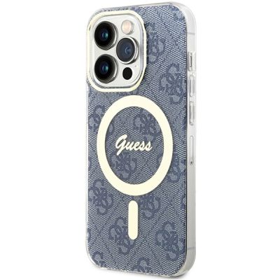 2. Guess IML 4G MagSafe case for iPhone 15 Pro Max - blue