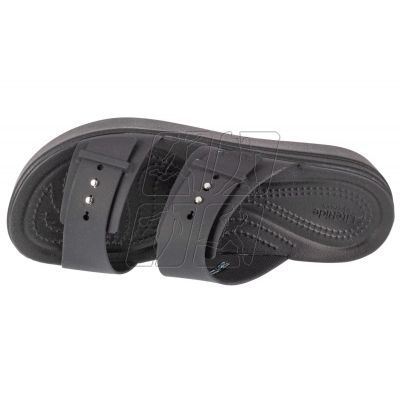 3. Crocs Brooklyn Low Wedge Sandal W 207431-001 flip-flops
