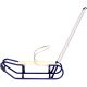 7. TOMEK METAL SLEDGE WITH BACKREST AND PUSHER, BLUE