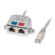 3. Lanberg AD-0026-S adapter (RJ45 M - 2 x RJ45 F; gray color)