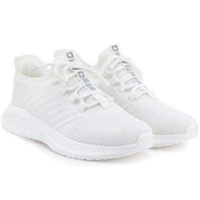 4. Big Star UU274056 women's textile white sports shoes