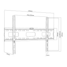 MACLEAN TV MOUNT MAX VESA 600X400, 32-100", 80KG MC-419