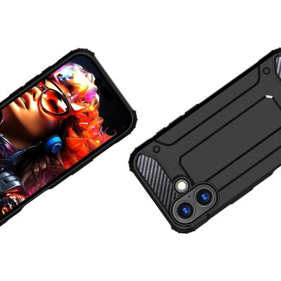 3. Hybrid Armor case for iPhone 17 - black