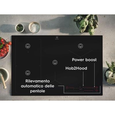 62. ELECTROLUX EIS62453 SaphirMatt induction hob 60 cm | SenseBoil | PowerBoost | timer | matt black | frameless