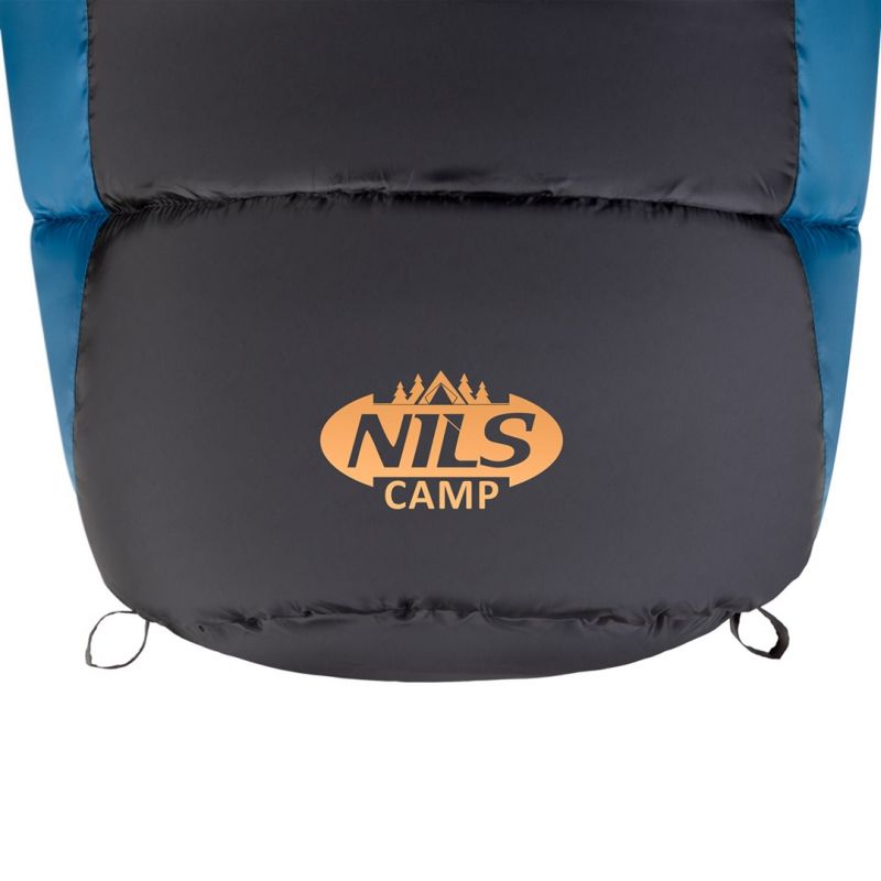 9. NILS CAMP NC2012 Sleeping Bag, Black-Navy Blue