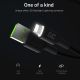 3. GREEN CELL KABGC12 GC RAY USB CABLE - LIGHTNING 200CM, WHITE LED, FAST CHARGING