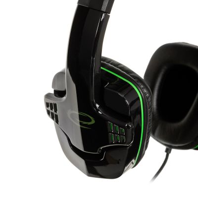 5. Esperanza EGH310G headphones (black, green)