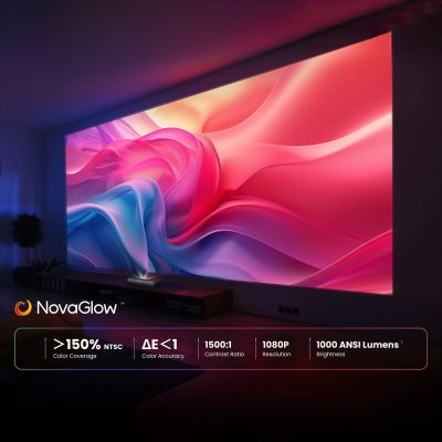 13. Yaber K300s Multimedia Laser RGB FullHD 1080p Projector with JBL Speakers - Black