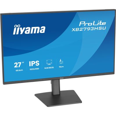 7. iiyama ProLite XB2793HSU-B1 computer monitor 68.6 cm (27") 1920 x 1080 px Full HD LED Black