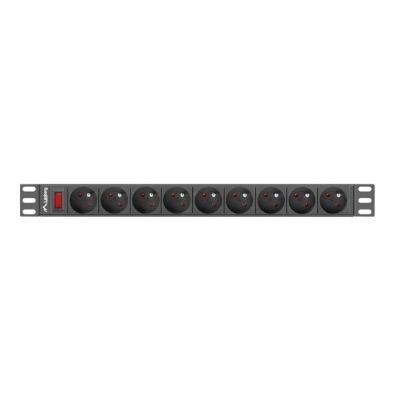 3. Lanberg PDU-09E-0300-BK RACK Power Strip (7 x UTE; 16 A (3680 W); 3m; black)