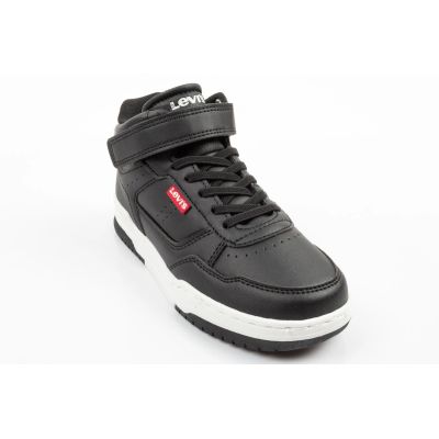 2. Levi's John SE black ankle-high Velcro children's sports shoes