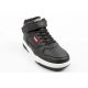 2. Levi's John SE black ankle-high Velcro children's sports shoes