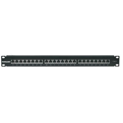 3. Intellinet Patch panel 19'' 24 ports STP cat. 6 black