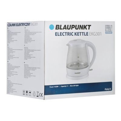 4. Blaupunkt EKG301 electric kettle (1630W 1l; white)