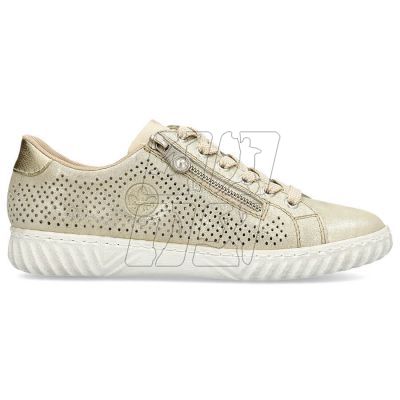 13. Comfortable leather shoes Rieker W RKR694, beige