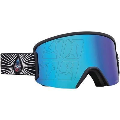 2. Volcom GARDEN JAMIE LYNN/BLUE CHROME snowboard goggles (VG0122119)