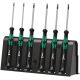 Set of TORX BO precision screwdrivers with hole + stand, 6 pcs.