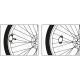 20. DUNLOP WHEEL SPOKE REFLECTORS 4 PCS
