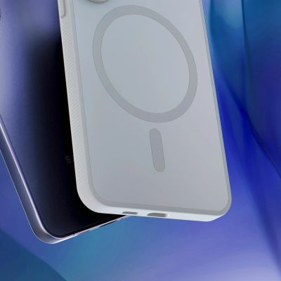 21. 3mk Smoke MagCase for Samsung Galaxy S26 - white